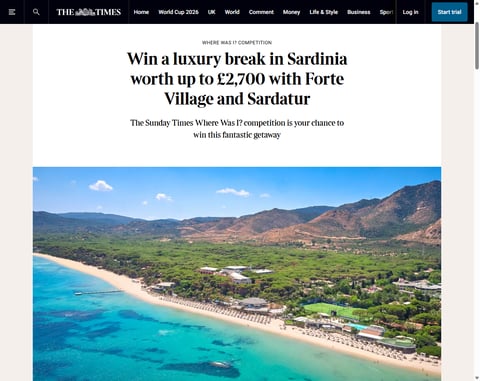 Preview Break In Sardinia