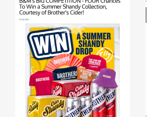 Preview Summer Shandy Drops From Brothers Cider