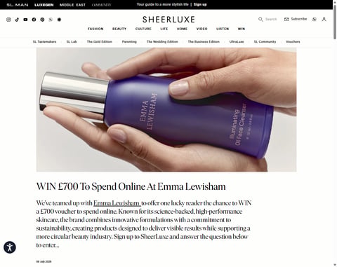 Preview £700 Emma Lewisham Skincare Bundle