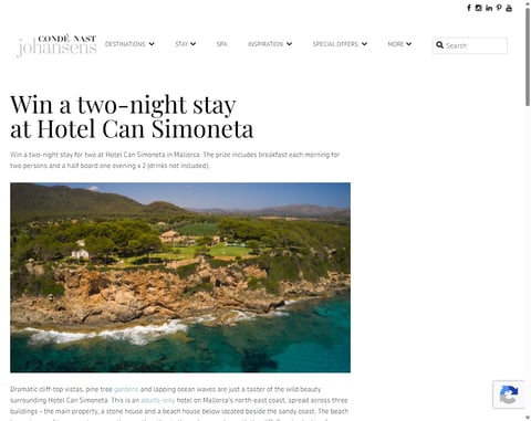 Preview 2 Nights At Hotel Can Simoneta, Mallorca