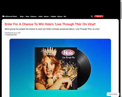 Preview Hole's Live Through This On Vinyl