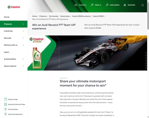 Preview Audi Revolut F1 Team Vip Experience In Italy