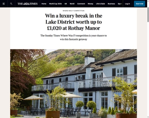 Preview Break In The Lake District