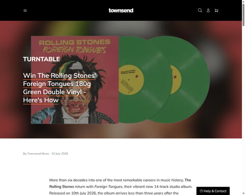 Preview The Rolling Stones' Foreign Tongues 180G Green Double Vinyl