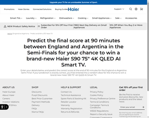 Preview Haier 75" 4KTV