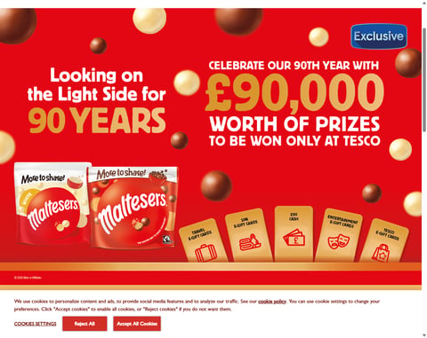 Preview £90,000 Of Prizes