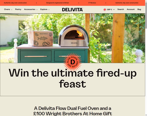 Preview Delivita Flow Dual Fuel Oven