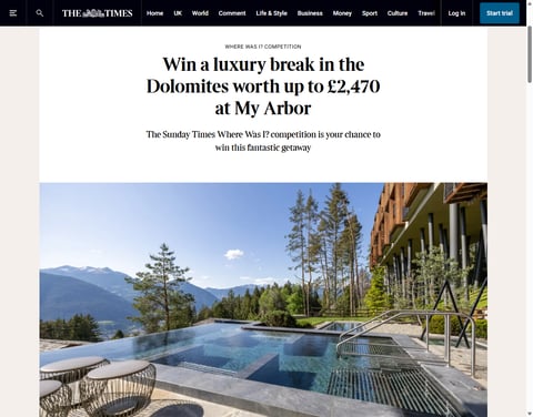 Preview Break In The Dolomites