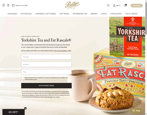 Preview Year's Supply Of Yorkshire Tea And Fat Rascals