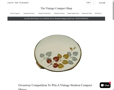 Preview One Vintage Stratton Powder Compact
