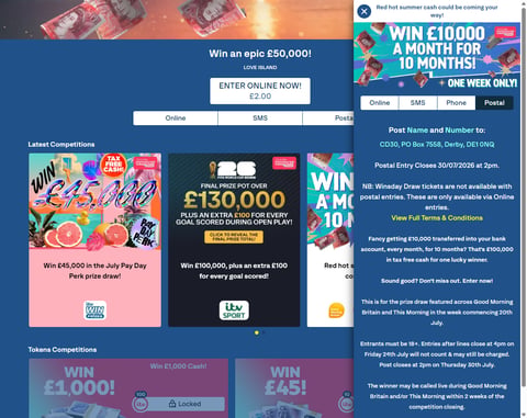 Preview £10,000 Cash Per Month for 10 Months Competition