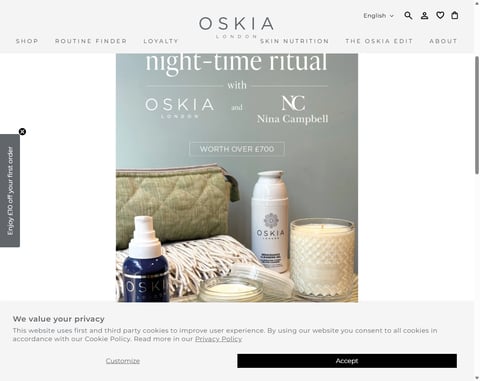 Preview Night Ritual Bundle From Nina Campbell & Oskia