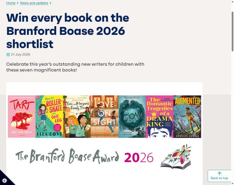 Preview Every Book On The Branford Boase 2026 Shortlist