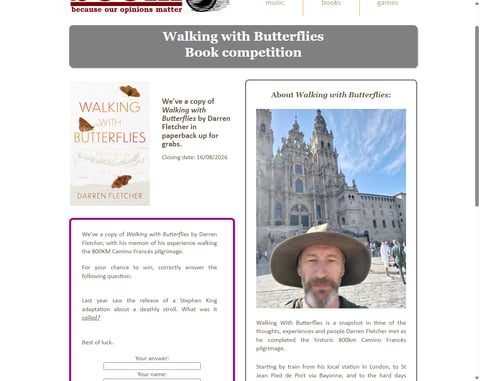 Preview Walking With Butterflies By Darren Fletcher