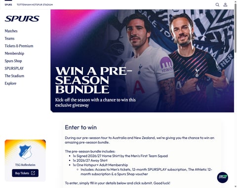 Preview Spurs Pre-Season Bundle