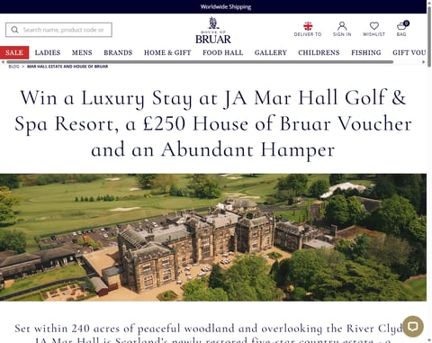 Preview 2 Night Stay At Mar Hall Estate, Scotland