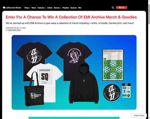 Preview Collection Of EMI Archive Merchandise