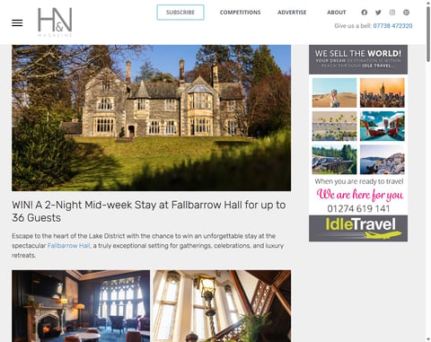 Preview 2-Nights Midweek At Fallbarrow Hall, Bowness-On-Windermere