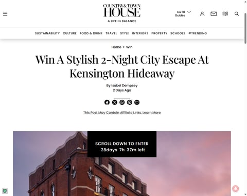 Preview 2 Night Stay At Kensington Hideaway