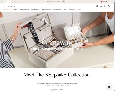 Preview Jewellery Box & Keepsake Memory Box