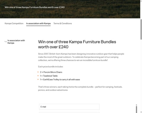 Preview £240 Kampa Camping Furniture Bundle