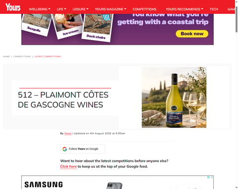 Preview 7 Bottle Selections Of Côtes De Gascogne Courtesy Of Plaimont Winery