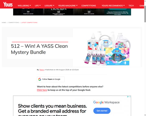 Preview £50 Mystery Cleaning Bundles From Yass Clean