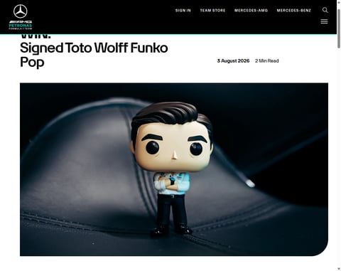 Preview Signed Toto Wolff Funko Pop