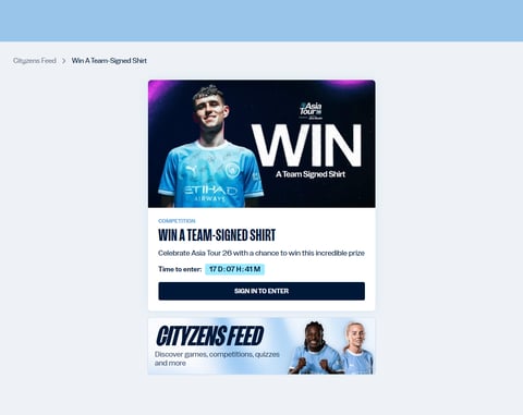 Preview Team-Signed Manchester City Shirt
