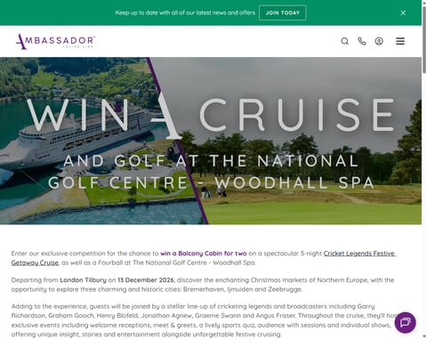 Preview Cruise And Golf At National Golf Centre