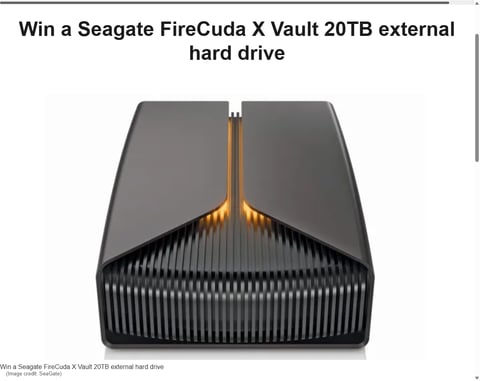 Preview Seagate Firecuda X Vault 20Tb External Hard Drive