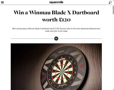 Preview Winmau Blade X Dartboard