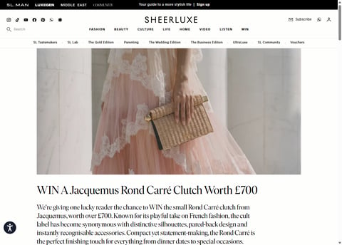 Preview Jacquemus Rond Carré Clutch Bag