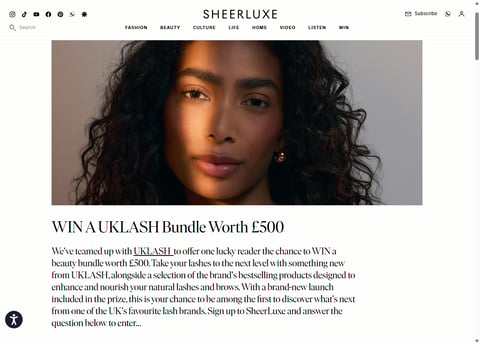 Preview £500 Uklash Beauty Bundle