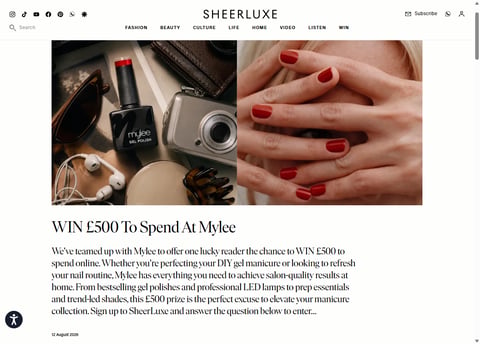 Preview £500 Mylee Vouchers