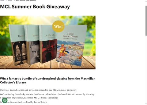 Preview Bundle Of Sun-Drenched Classics From The Macmillan Collector's Library