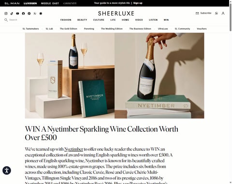 Preview 6-Bottle Of Nyetimber English Sparkling Wine