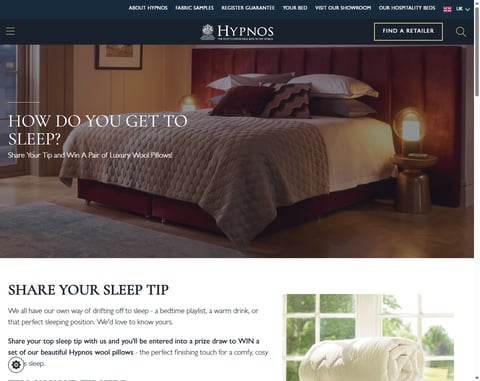 Preview Hypnos Tailored Collection Wool Pillows