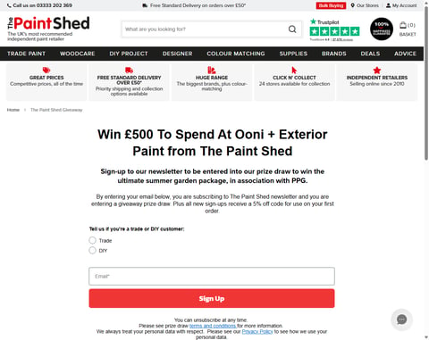 Preview £500 Ooni Voucher  and Exterior Paint