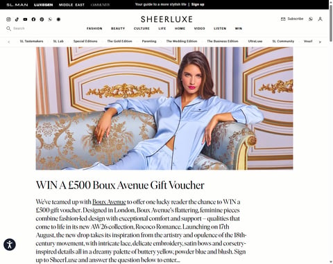 Preview £500 Boux Avenue Gift Voucher