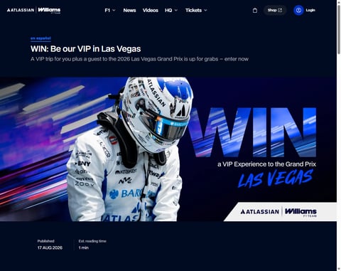 Preview Vip Trip To The 2026 Las Vegas Grand Prix