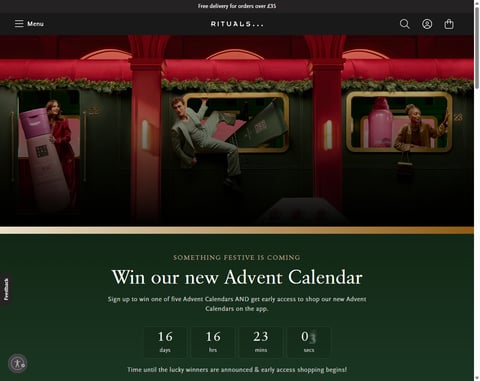 Preview The New Rituals Advent Calendar 2026