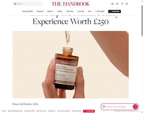Preview £250 French Beauty Experience At Aroma-Zone, Westfield London