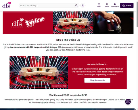 Preview £2500 Dfs Vouchers