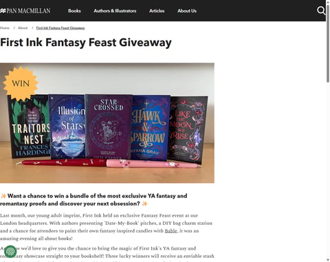Preview Bundle Of YA Fantasy And Romantasy Proofs
