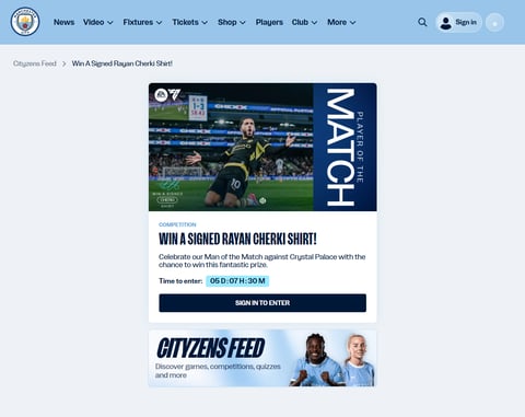 Preview Manchester City Shirt Signed By Rayan Cherki