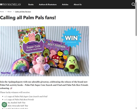 Preview Palm Pals Activity Book & Plush Toy Bundle