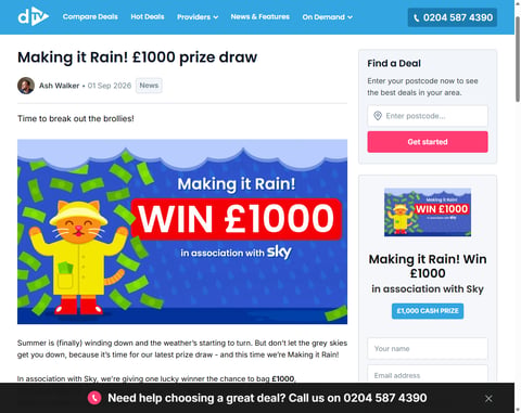 Preview £1,000 Cash