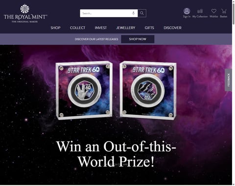 Preview Silver Proof Star Trek Coins
