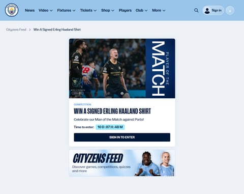 Preview Manchester City Shirt Signed By Erling Haaland